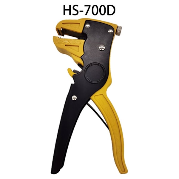 Automatisk trådavskalare - Multifunktionell automatisk trådavskalare, avskalningsdiameter 0,2-6 mm, total längd 180, 1 st gul och svart