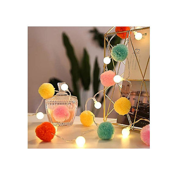 30 LED-strålkastare 10 fot boll bobble juldekorationer sovrumsfestljus