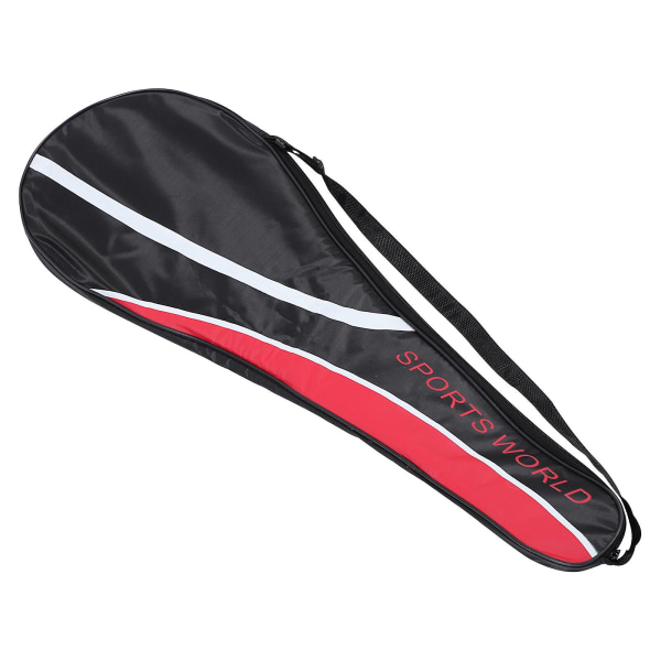 Badmintonketchertaske, badmintonopbevaringstaske, ketchertaske, badmintonsportsartikler (70X24 cm, sort)