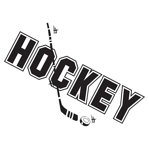 1 st hockey väggdekal