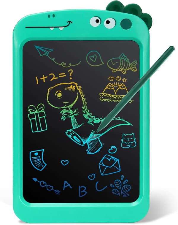 8.5\" LCD Skrivplatta Dinosaurie Ritbord, Barnpresent Grön