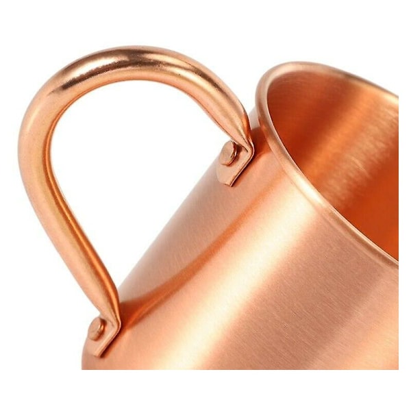 Ren koppar Moskva Mule Mug Solid Smooth utan innerfoder för coola cocktailölmuggar