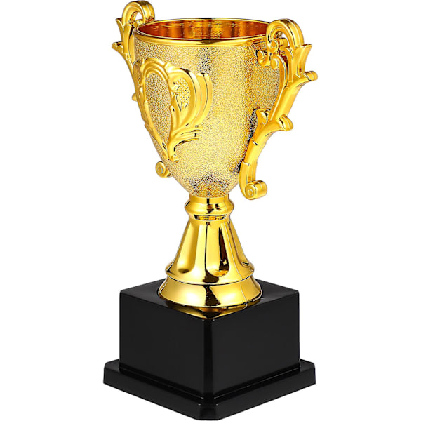 Børns plastik trofæ kreativ sportskonkurrence vinder trofæ legetøj med base (18x10x10cm, som vist på billedet)