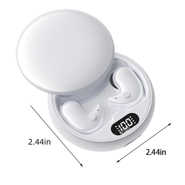 Smart Digital Trådlöst Bluetooth-headset In-Ear Brusreducerande Bluetooth-headset（Vit）