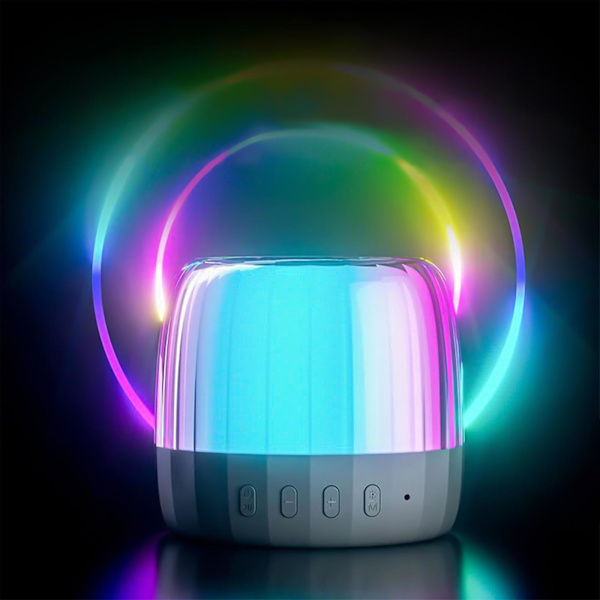 Trådlös Bluetooth-högtalare Plug-in-kort Mini Subwoofer Bärbar utomhushögtalare（Svart）