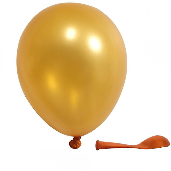 Mini Matte Ballonger, 5 Tums Festballonger Finns I Olika Färger, Perfekt För Baby Shower Bröllop Grattis På Födelsedagen Dekorationer (Guld)