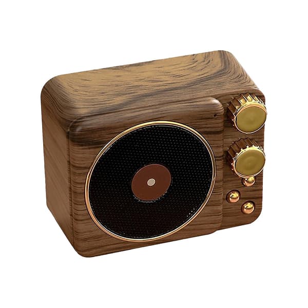 Retro Records Bluetooth-högtalare USB-laddning Mini trådlös högtalare Bärbar Records Bluetooth-högtalare（A）