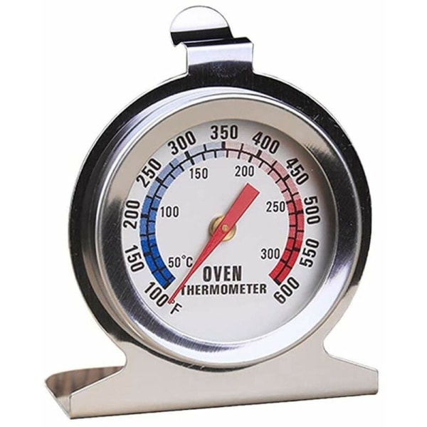 Ugnstermometer, 300 ℃/600 ℉ termometer för matlagning i kök, termometer i rostfritt stål för vedugn, brödugn, konditori