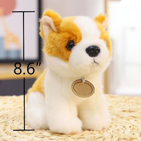 Gosedjurshundar, bedårande gosedjurshundpresenter för pojkar och flickor 3+ år, mjuka valpgosedjur, hundfestpresenter (8,6 tum)