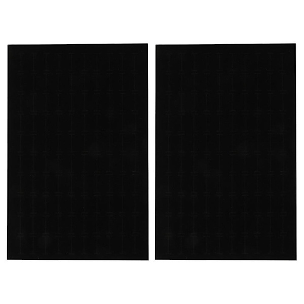 2-pack smyckeskrin svampfoder kudde örhänge låda svampkudde skyddande smyckeskrin svamp (28.00X18.00X1.20CM, svart)