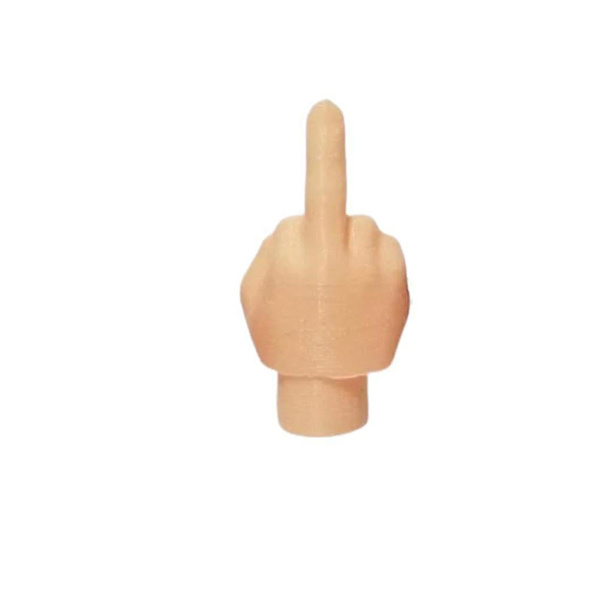 100% Nye 4 Midterste Finger Ventilstamme Hætte Sjov Prank Dæk Hætter til Bil Cykel（Blandet farve）
