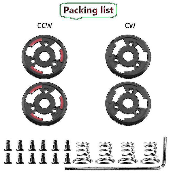 Dji Fpv Combo -potkurit moottorin alustan istukka Fpv eteenpäin potkuri + peruutuspotkuri moottoriasema poljin 2 paria Ofcw+ccw