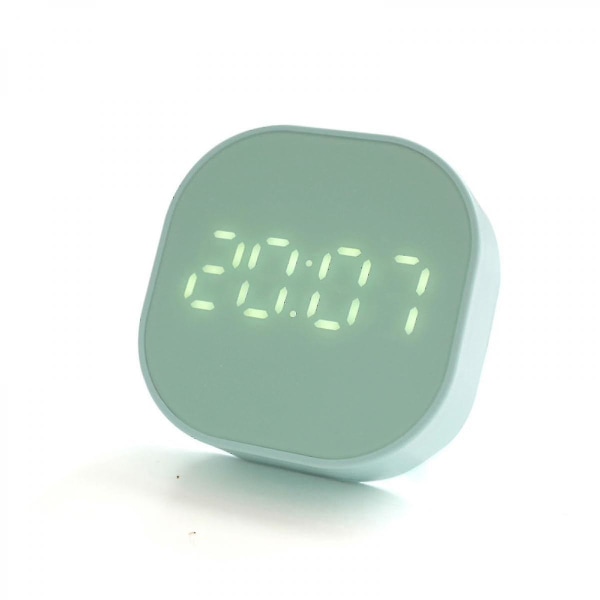 Duschväggklocka Temperaturdisplay Med Sugkopp Kök Och Badrum Pekskärm Timer Grön SCR
