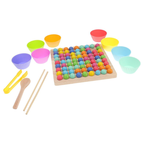 1 sett med leker for eliminering av tre, fokustreningsleker, pedagogiske leker for barn (20X20CM, farge)