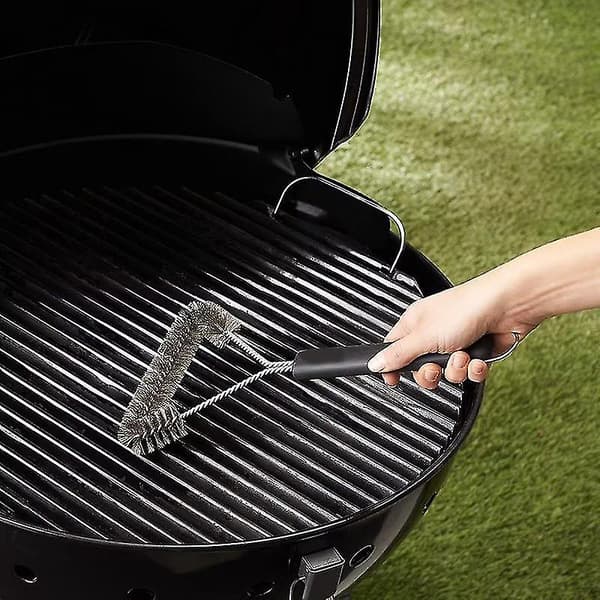 Triangulär grillborste för rengöring av grill 12\" Vebtles - Jxlgv