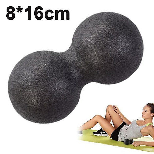 Massageboll | EPP Akupressur Jordnötsboll - 8*16cm Svart