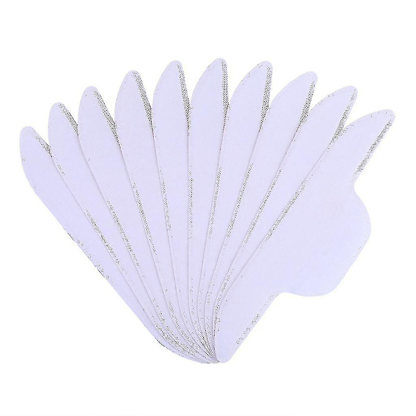10 st engångskragssvettlappar unisex non-woven båtform nackmatta packningar