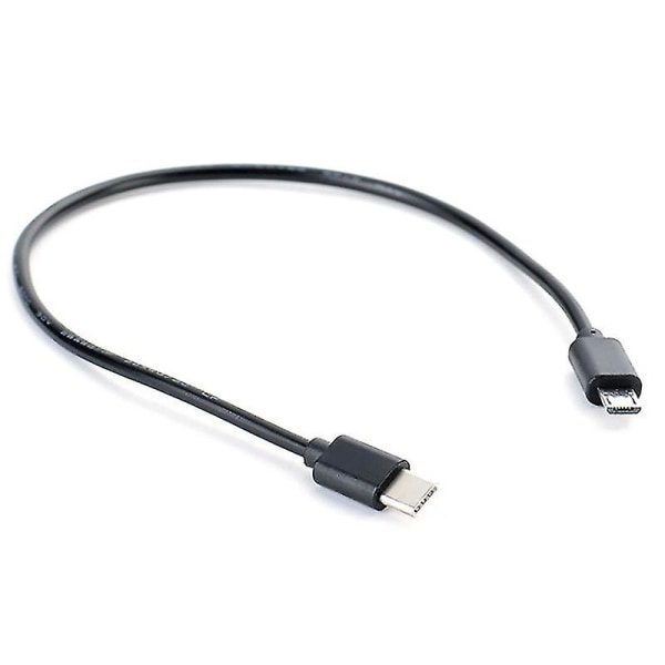 Type C USB-C til mikro-USB-kabel Micro B USB-type C-ledning han-til-han-datakabel（1M）