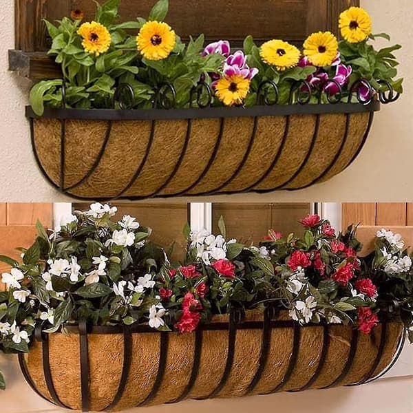 3-pack Coco Liner, väggkorg planter liner, Coco Liner Roll Hanging