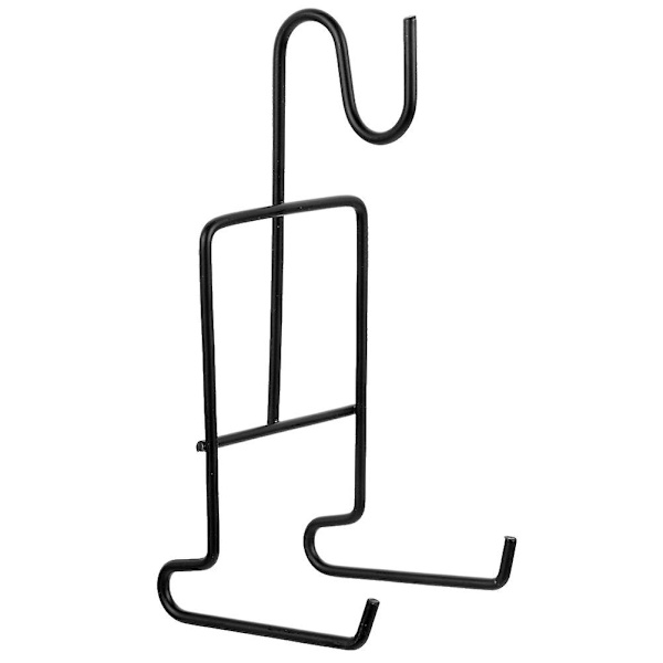 Tekops- og underkopholder, kaffekopsdisplayholder, tekops- og underkopholder, metalops- og underkopholder (16,00X6,50X6,00CM, sort)