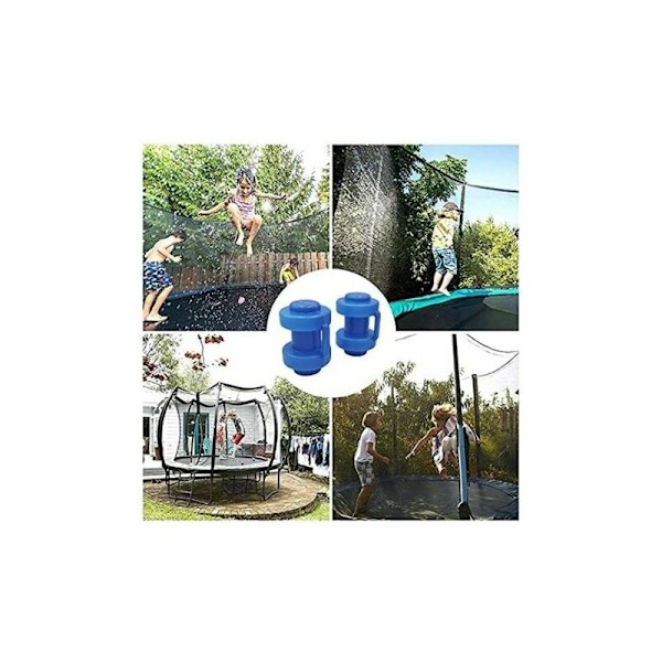 Trampolinändkåpor 8 st Nätstångsändkåpor, 25 mm diameter Trampolinersättningsdelar för Trampolin Nätstänger (Blå)-Versailles