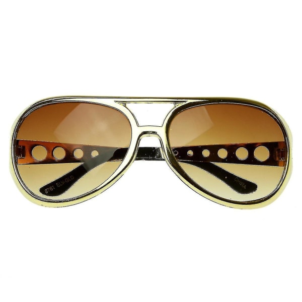 Lar Elvis Of Roll Tcb Aviator Sunglasses