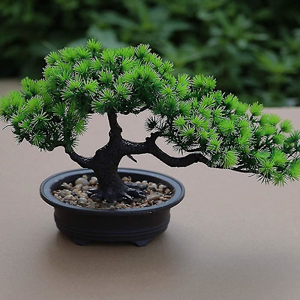 Konstgjord Bonsai Träd Falsk Växt Dekoration I Konstgjord Kruka Japanska Växter