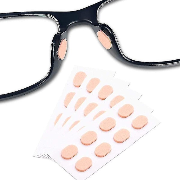 Eyeglass Nose Pads,40 Pairs Of Soft Foam Nose Pads, Self-adhesive Anti-slip