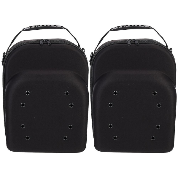 2-pack låda med cap , förvaringslåda för resehatt, förvaringslåda för svart hatt (32.00X24.00X14.00CM, svart)