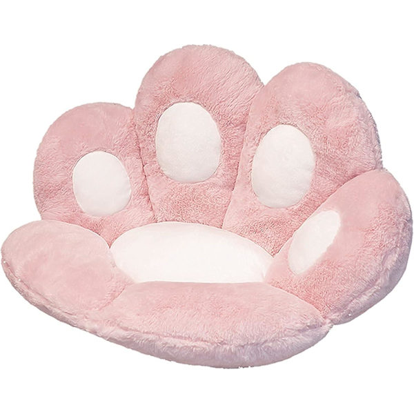 Katt tass kudde mjuk kudde plysch kudde soffa kudde söt soffa kudde golvkudde plyschdocka kontor sovrum vardagsrum sovrum(rosa70*60cm)