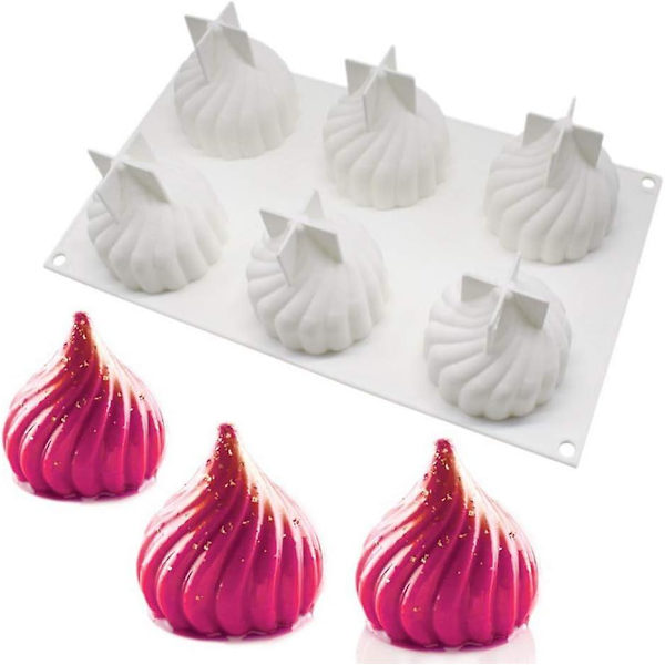 Mousse kageform silikone bageforme til kager - 3D bageform DIY dessertform