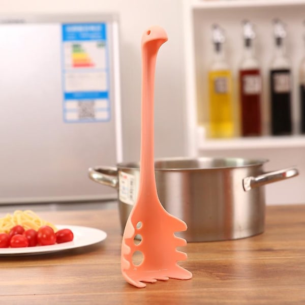 3 kpl spagettikauhaa 28*8*5,5 cm - BPA-vapaa ja elintarvikelaatuinen spagettikauha - lämmönkestävä ja astianpesukoneen kestävä pastalusikallinen