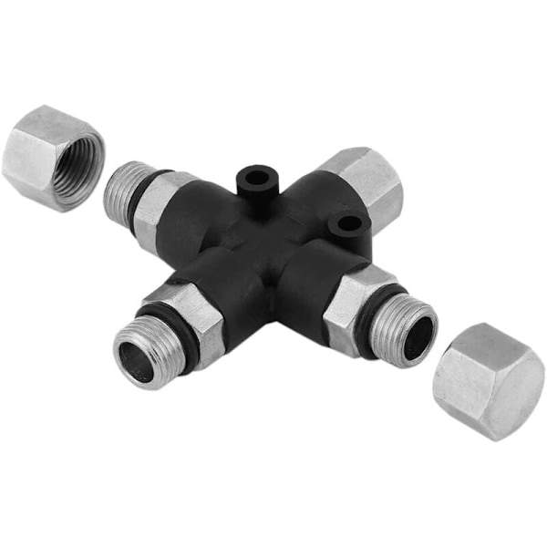 Airbrush slangadapter för Airbrush - Slangadapter - 1/8\" BSP-kontakt - 3 uttag