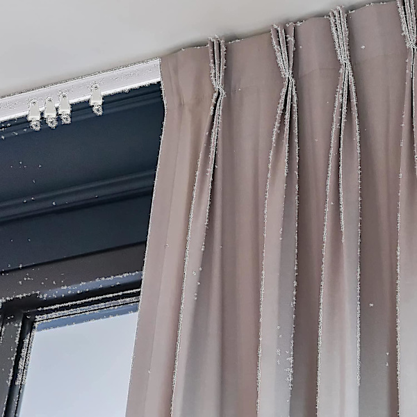 5 meter böjbar takböjd gardinskena flexibel takgardin