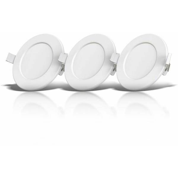 3x LED-infällda spotlights badrum spotlights infällda spotlights ultraplatta lampor tak spotlights IP44