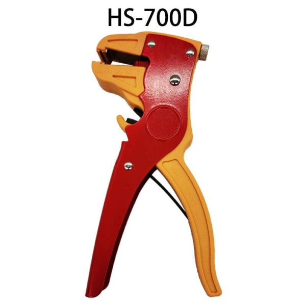 Automatisk trådavskalningsmaskin - multifunktionell automatisk trådavskalningsmaskin, avskalningsdiameter 0,2-6 mm, total längd 180, gul och röd 1 st