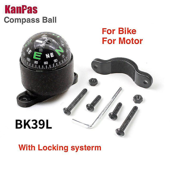Kanpas cykelkompas / Cykler og motorcykler kompas / Styrkompas / Cykeltilbehør - Kompasser（BK37-L med stativ）