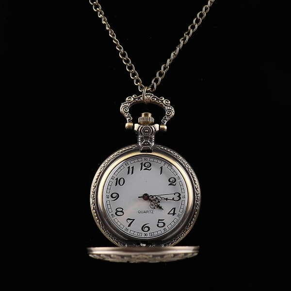 2023 nyt opgraderet Steampunk lommeur Vintage Fob Watch Alice in Wonderland tema julefødselsdagsgave