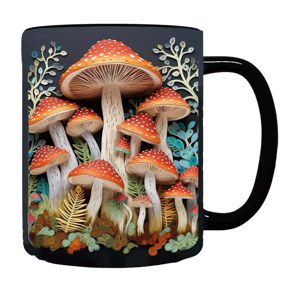 Magic Mushrooms Mugg med Magic Mushrooms Tea Cup Rolig keramisk kaffemugg