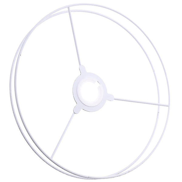 1 sett lampeskjermholder ramme ring jern lampeskjerm ring erstatningslysdeler（35X35X1CM）