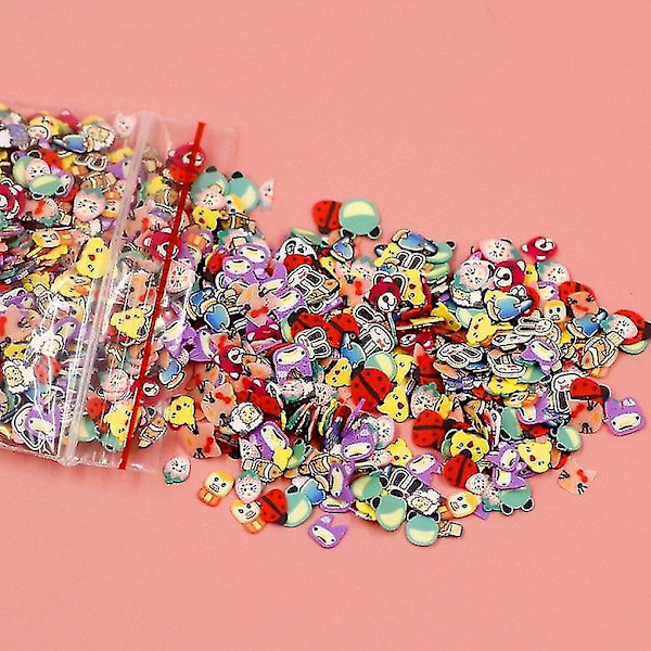Kake Myk Keramikk Fruktskive Fyllstoff For Neglekunst Tips