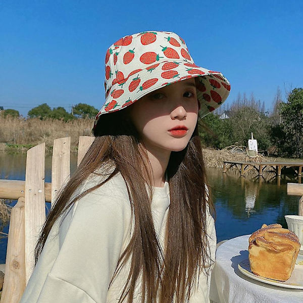 Hink i hink, herrars sommar kubanska hatt vardaglig bomullsstil hink hatt unisex mode lätt utomhus varm rolig sommar strand (mörkgrå)