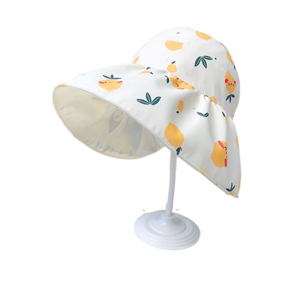 Solhatt med söt djurtrycksdesign perfekt för vattenlek och strandutflykter Packbar och lätt att bära - perfekt för resor eller lek på språng (Del K)