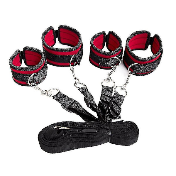 Sysy Mjuka Lädermanschetter Set Justerbara Remmar Kit För Hand-Handled-Ankel Fitnessövningar Bälte,reticu