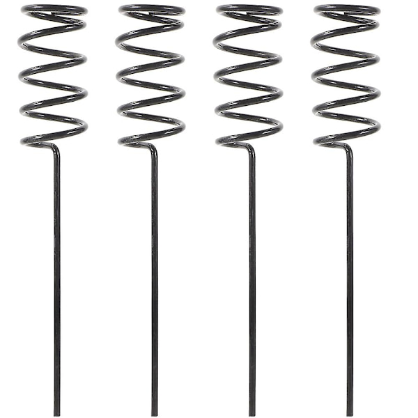 4-pakks fiskestang holder profesjonell fiskestang holder fiskeutstyr (30.00X5.00X5.00CM, svart)