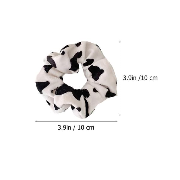 5 st elastisk scrunchie kvinnlig hårrep kohåraccessoarer kohårrep (10X10cm, som på bilden)