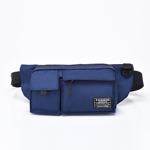 Urban multifunktionell utomhus sport fritid nylon bröstväska (grå)