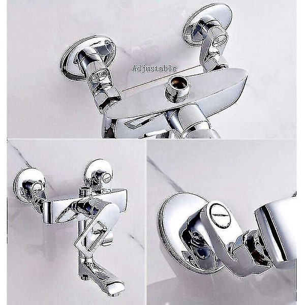 2-pack badkarsblandare adapter, justerbar svängarm, 25mm, 20mm, duschblandare, badrumskran, solid brass mixer kran, starlight - Snngv