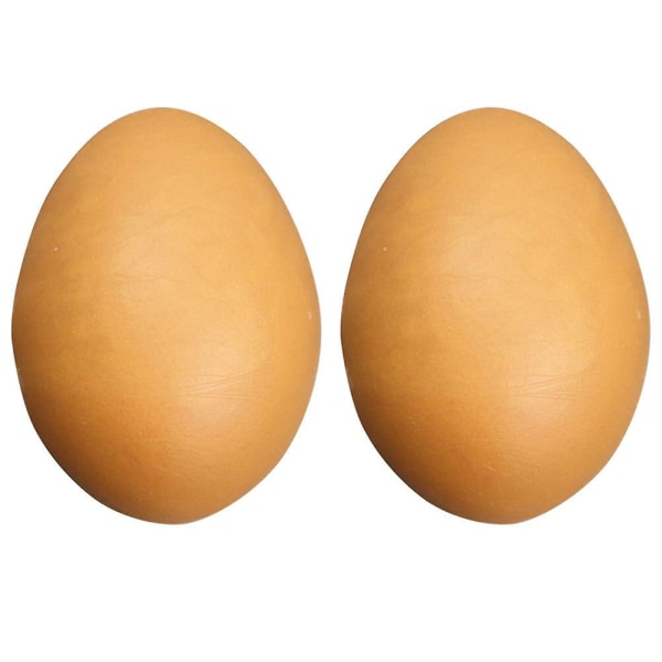 2 stykker af falske æg, små kunstige æg dekorationer, simulerede æg, påske falske æg dekorationer (5.9X4.5X4.5CM, som vist på billedet)