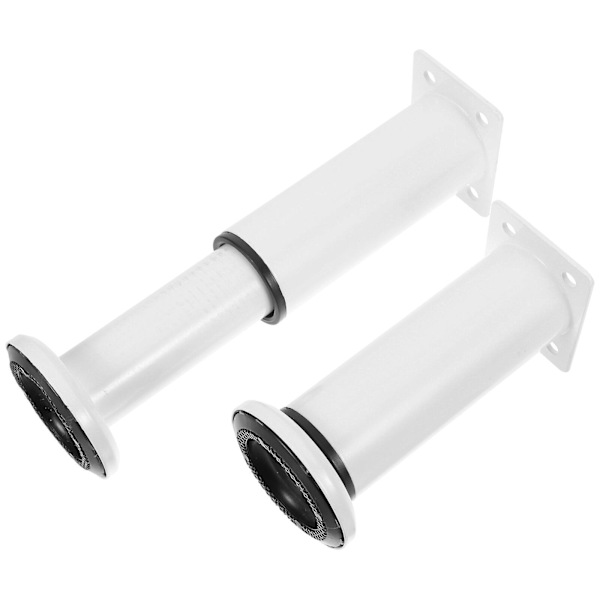 2 kappaletta kaapin jalat sohva sohvan jalat metallihuonekalujen tukijalat säädettävät vaihdettavat huonekalujen jalat (11.50X6.00X4.50CM, valkoinen)